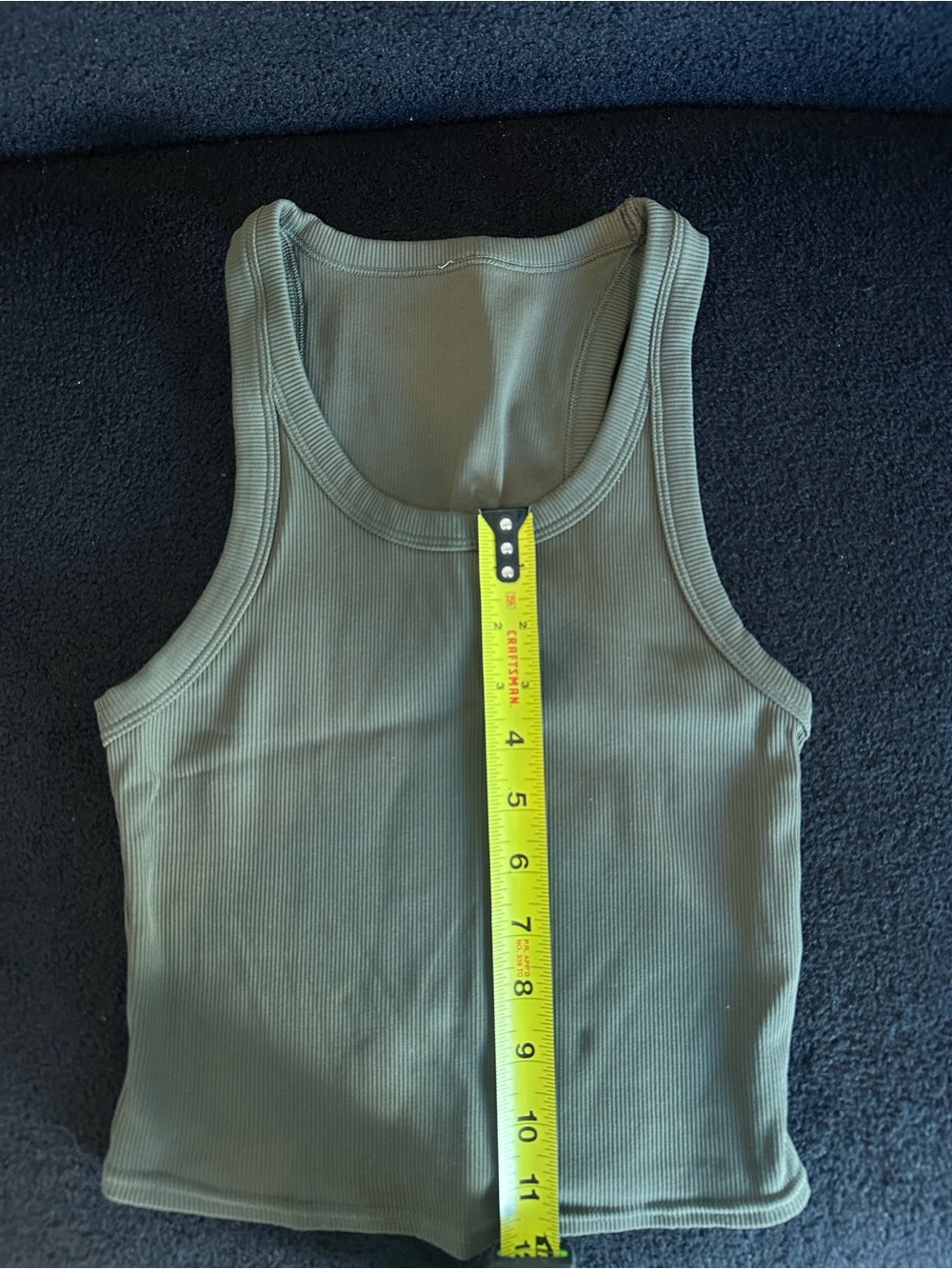 Alo Ribbed Tank Top - Picture 4 of 5